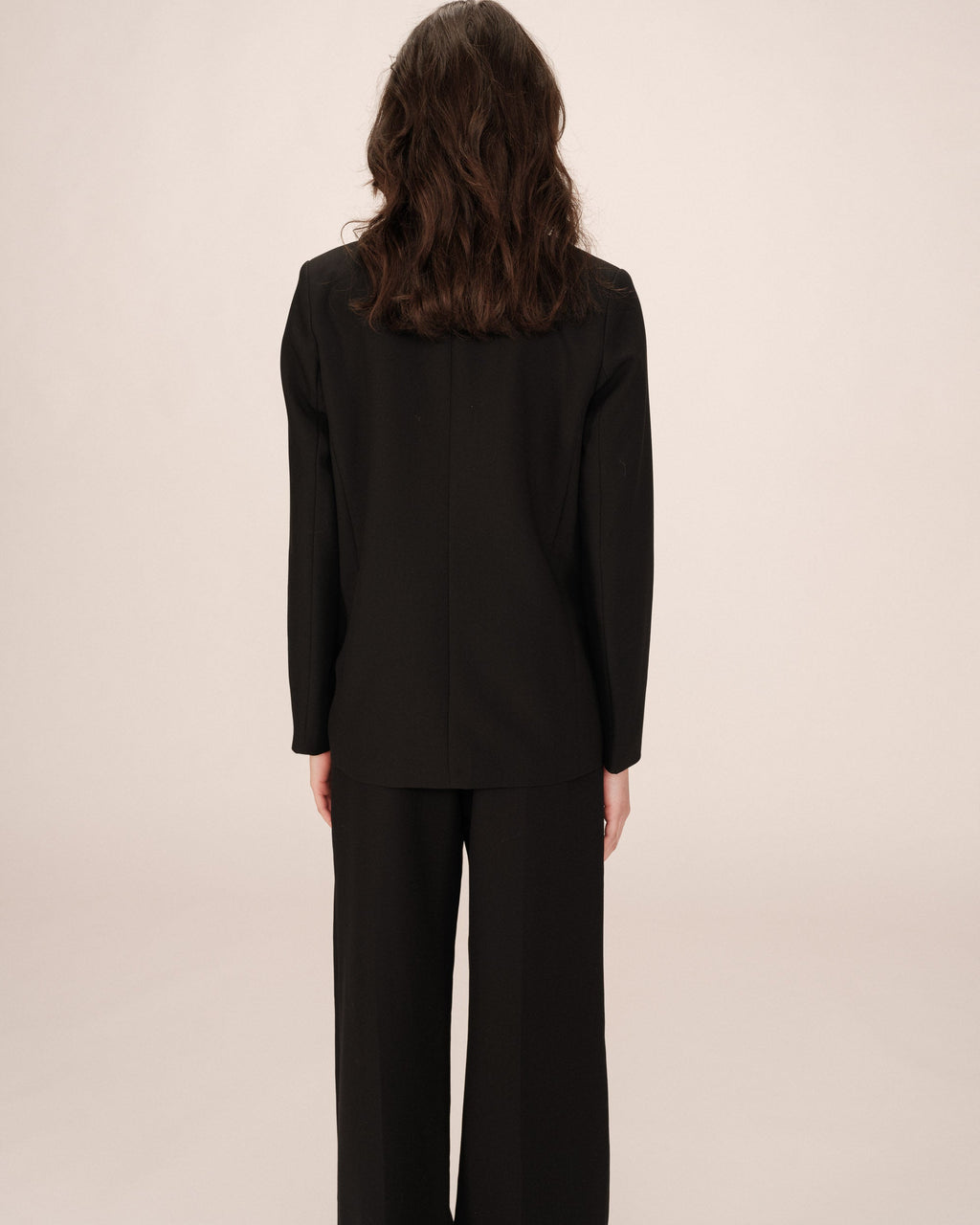 Blazer Cruzado Recto Negro Sureau