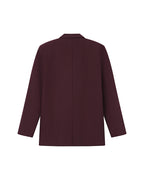 Blazer Ancho Recto Burdeos Strong
