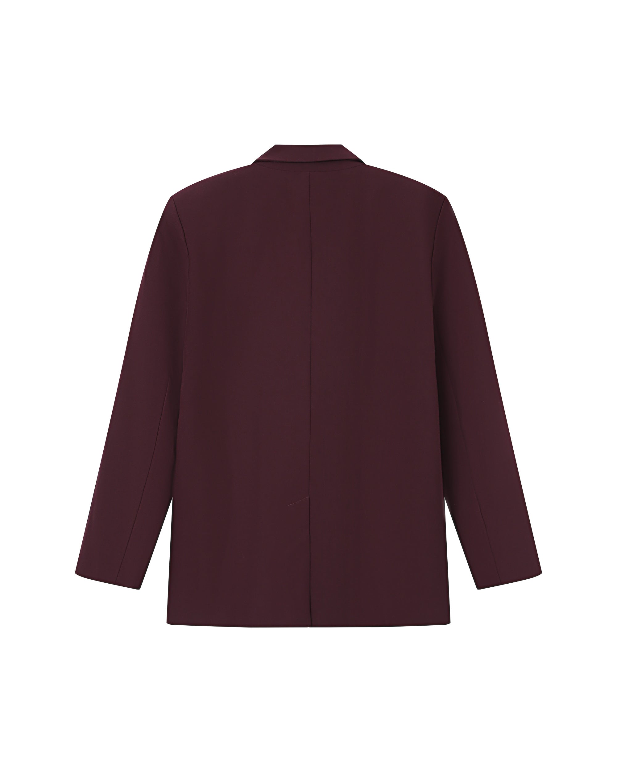 Blazer Ancho Recto Burdeos Strong