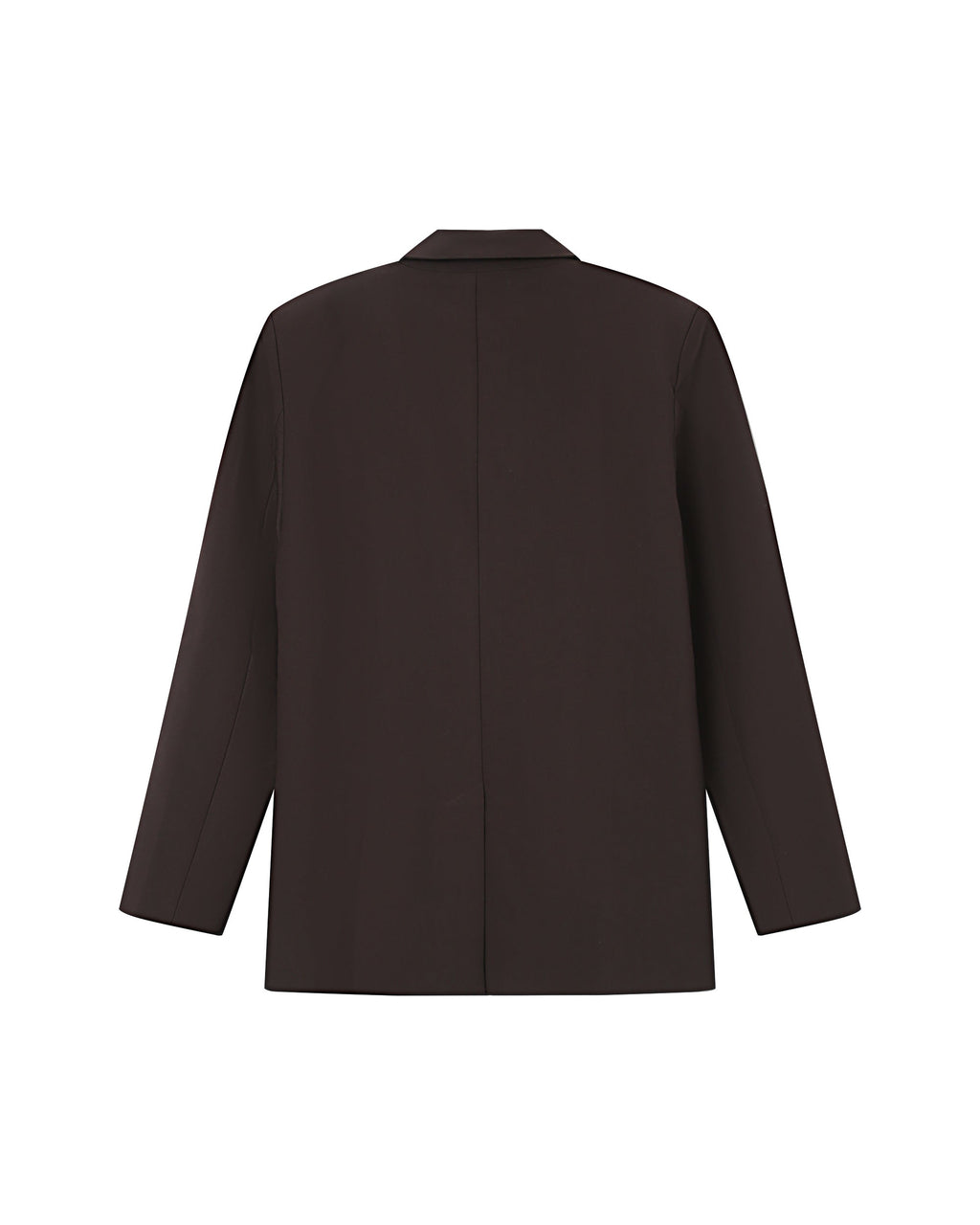 Blazer Amplio Recto Chocolate Strong
