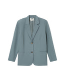 Blazer fuerte salvia recto grande