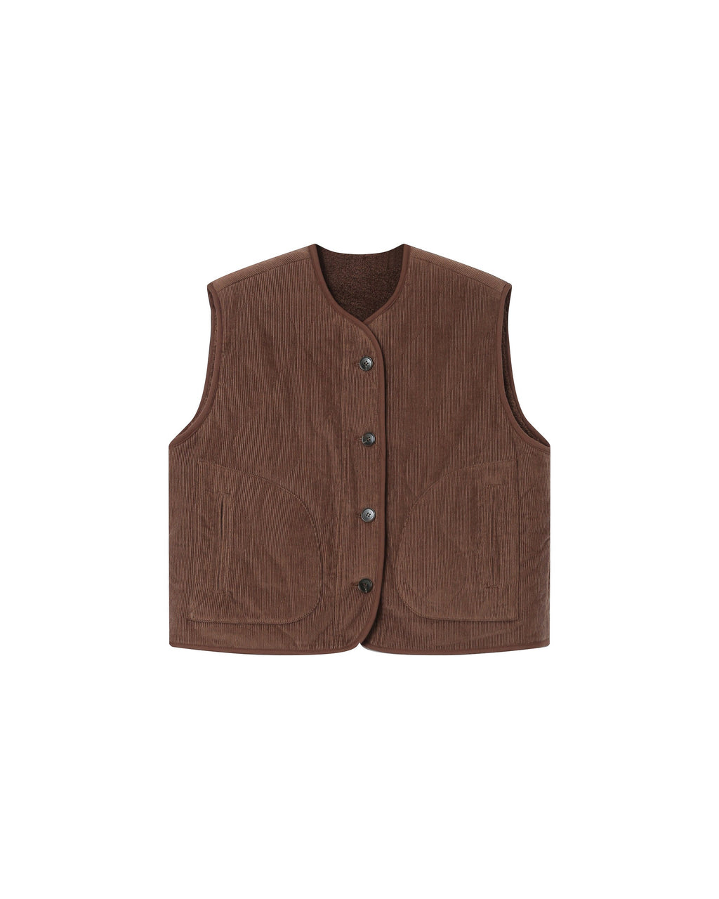Chaleco Acolchado Chocolate Seth