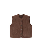 Chaleco Acolchado Chocolate Seth