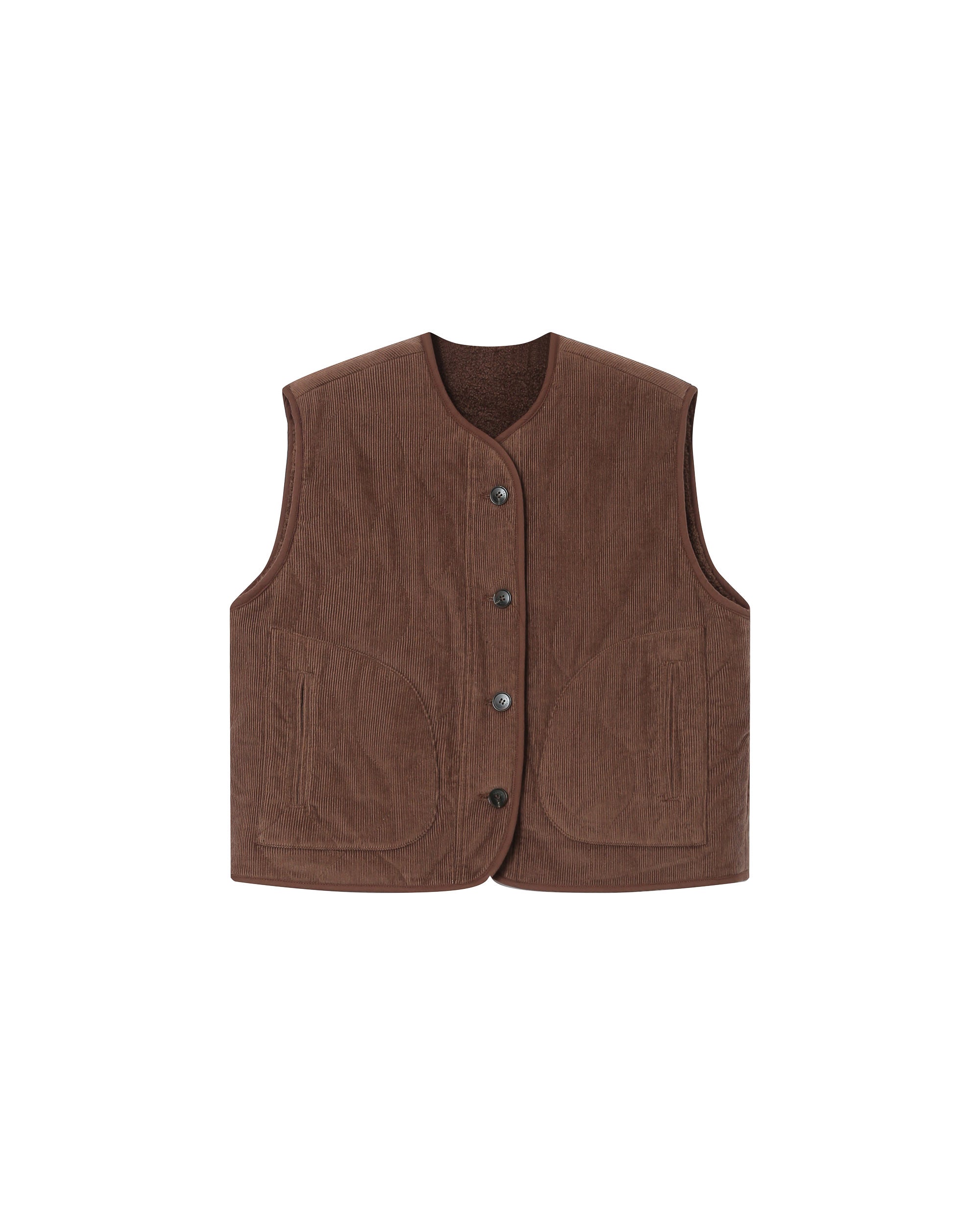 Chaleco Acolchado Chocolate Seth