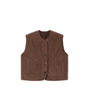 Seth Chocolate Quilted Jacket