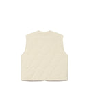 Seth Ecru Quilted Jacket
