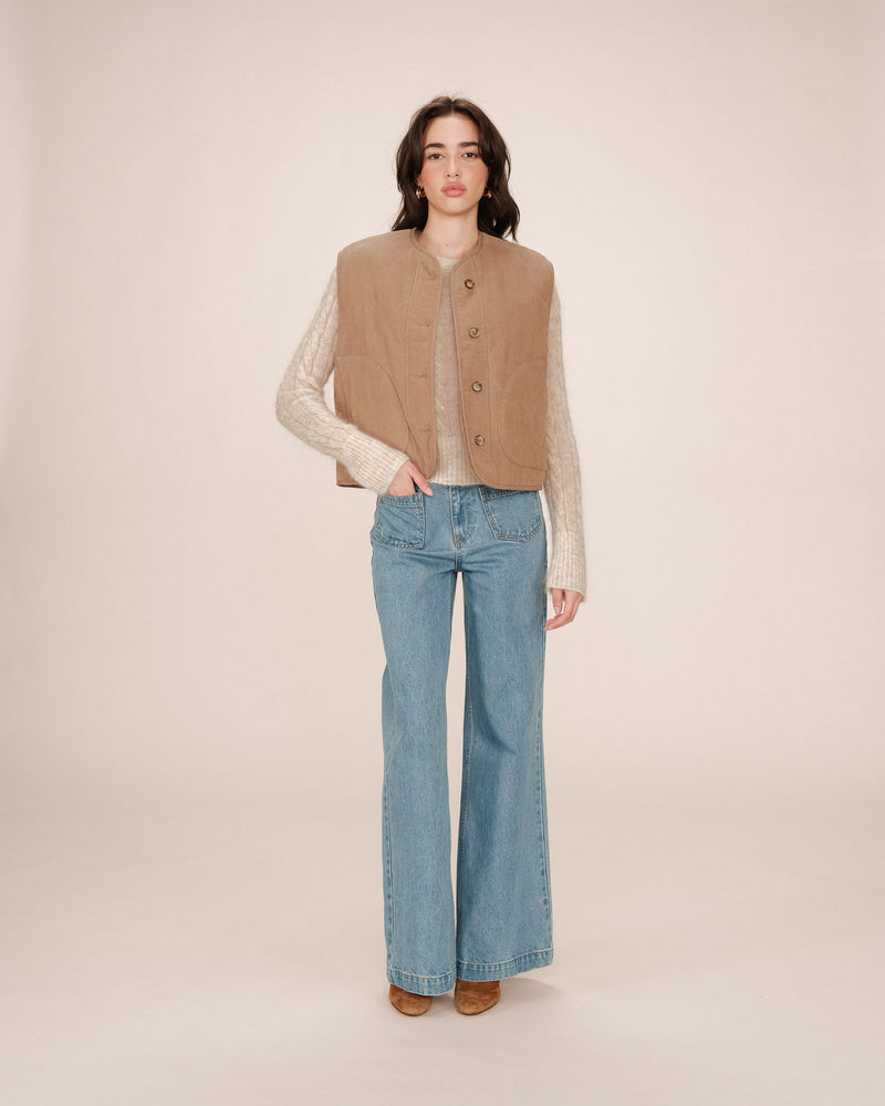Seth Greige Quilted Jacket