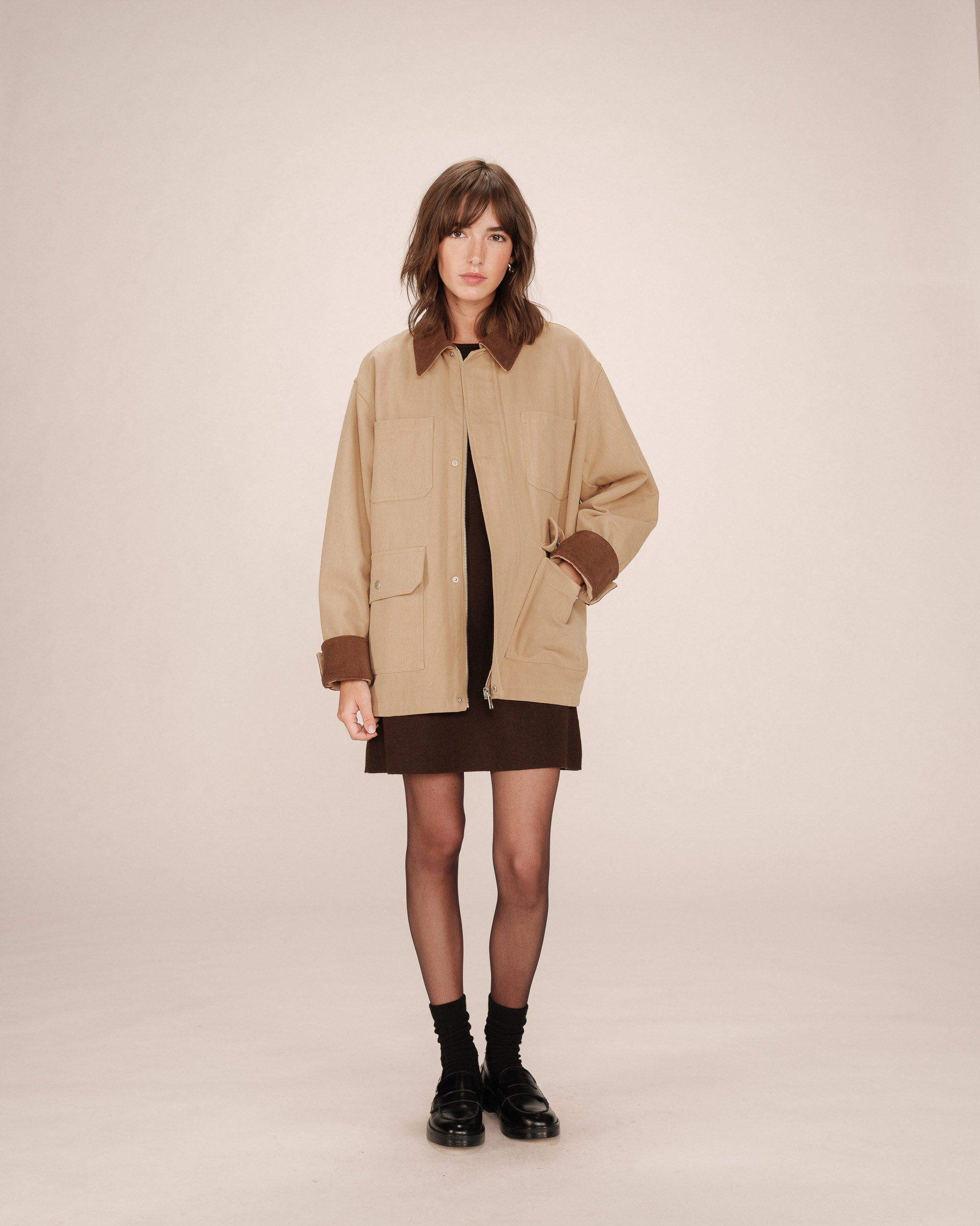 Chaqueta Utilitaria Arena Soraya