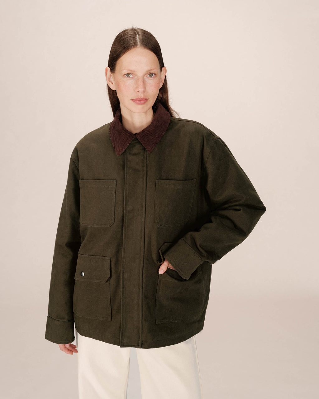Chaqueta Utilitaria Verde Bosque Soraya