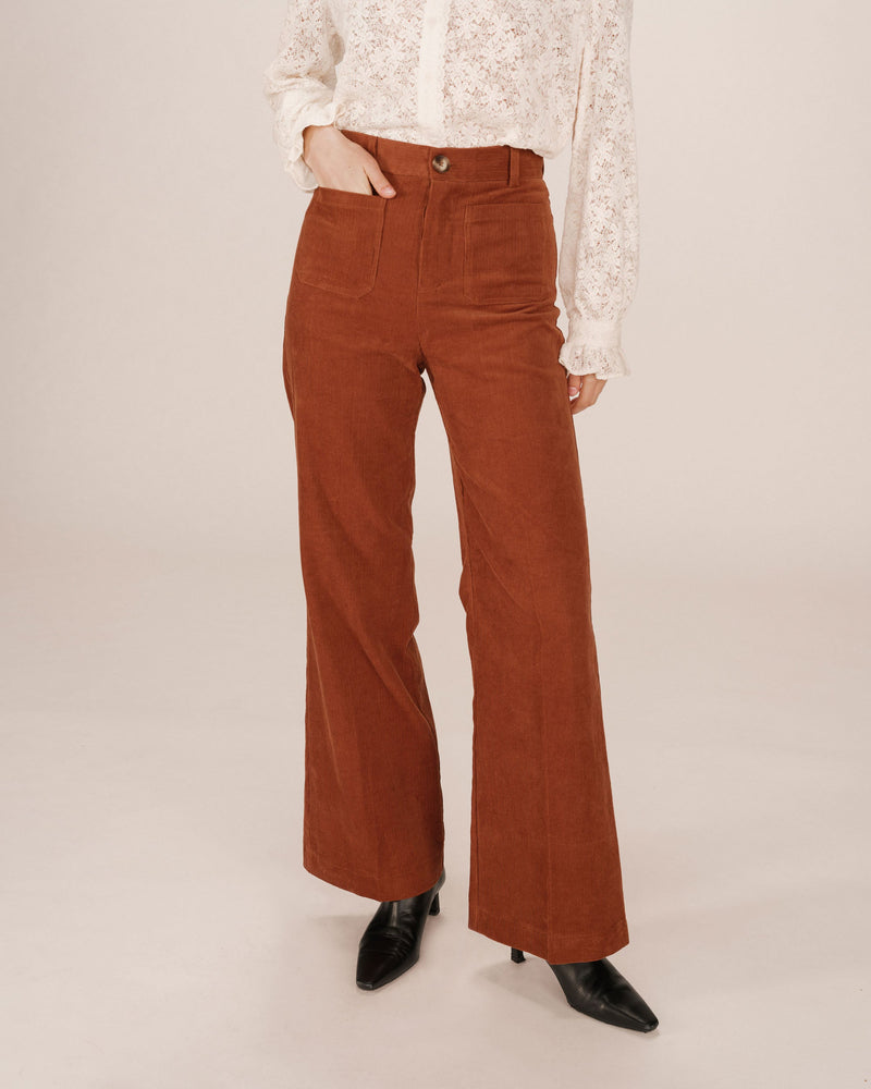Pantalones anchos de ladrillo Samba