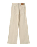 Wide Ecru Samba Trousers