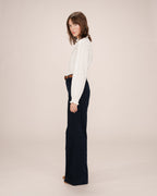 Wide Navy Trousers Samba