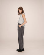 Wide-Leg Carbon Corduroy Trousers Liberty
