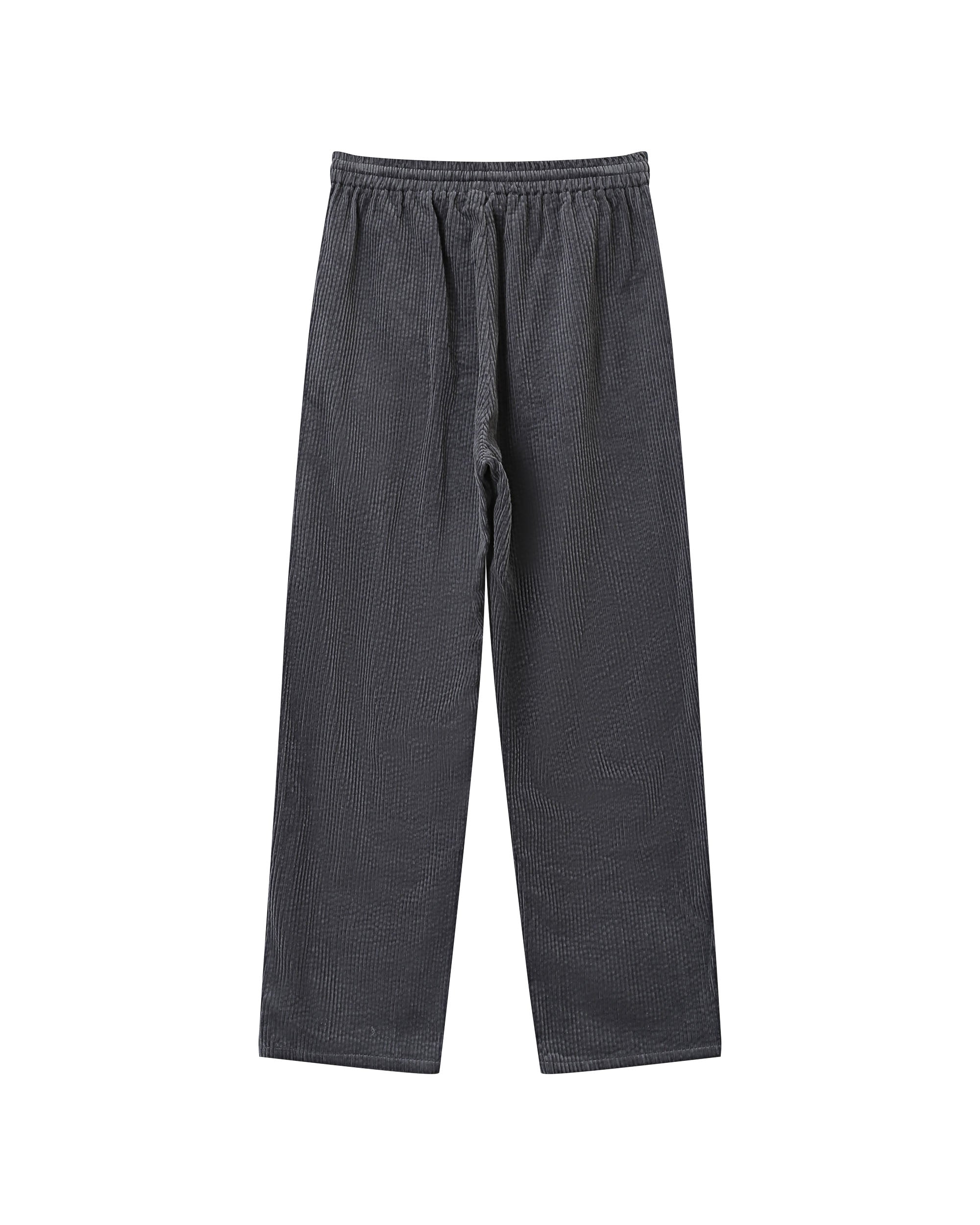 Wide-Leg Carbon Corduroy Trousers Liberty