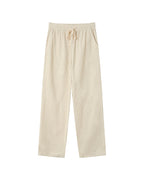 Wide-Leg Ecru Liberty Trousers