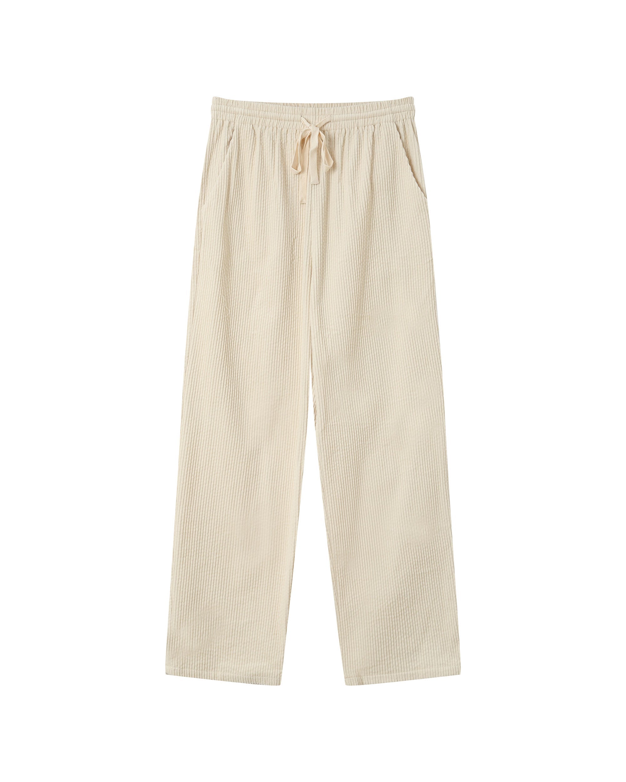 Wide-Leg Ecru Liberty Trousers
