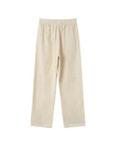 Wide Ecru Liberty Trousers