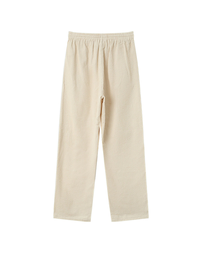 Wide Ecru Liberty Trousers