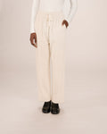 Wide-Leg Ecru Liberty Trousers