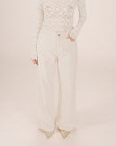 Vaqueros anchos James beige