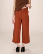 Straight 7/8 Camel Trousers Sole
