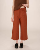 Pantalón Recto 7/8E Suela Camel
