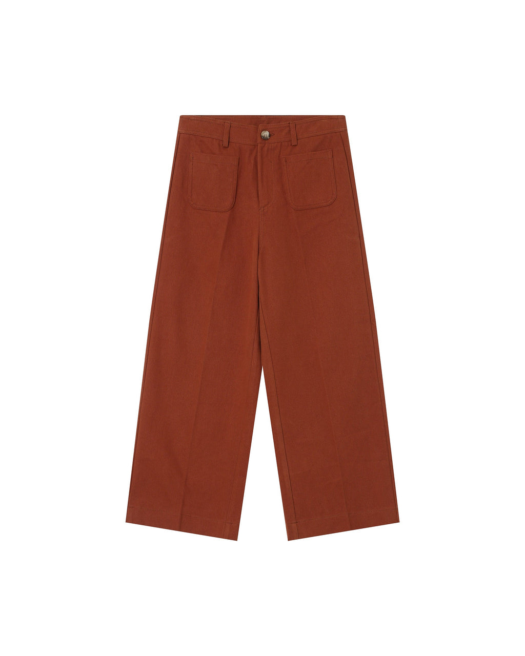 Straight 7/8 Camel Trousers Sole