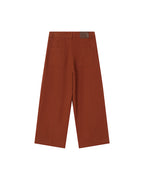 Straight 7/8 Camel Trousers Sole