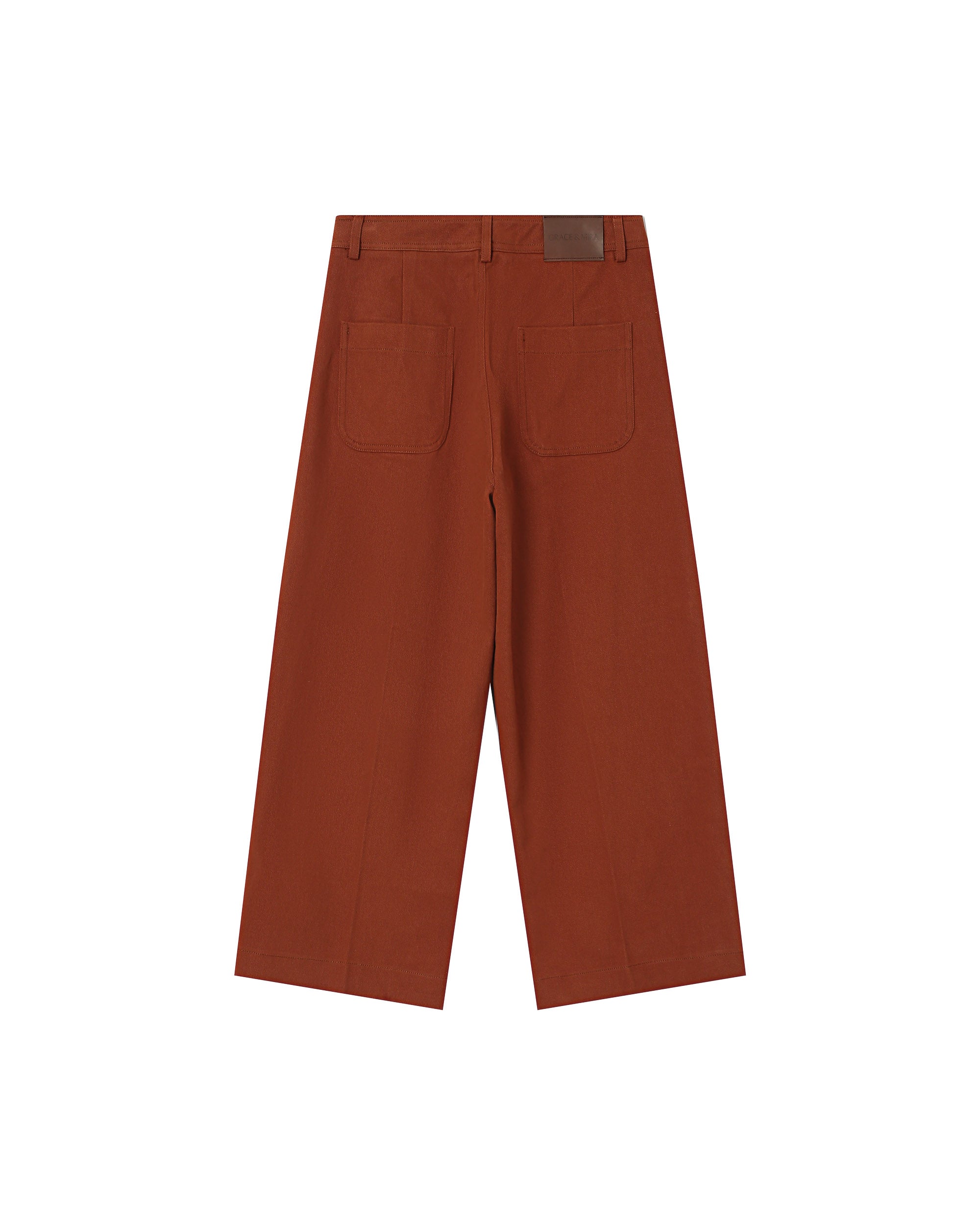 Straight 7/8 Camel Trousers Sole