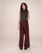 Pantalon Tailleur Bordeaux Story