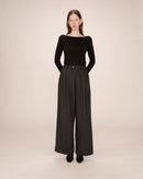 Pantalones de sastre a rayas Senna Carbon