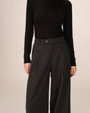 Pantalones de sastre a rayas Senna Carbon
