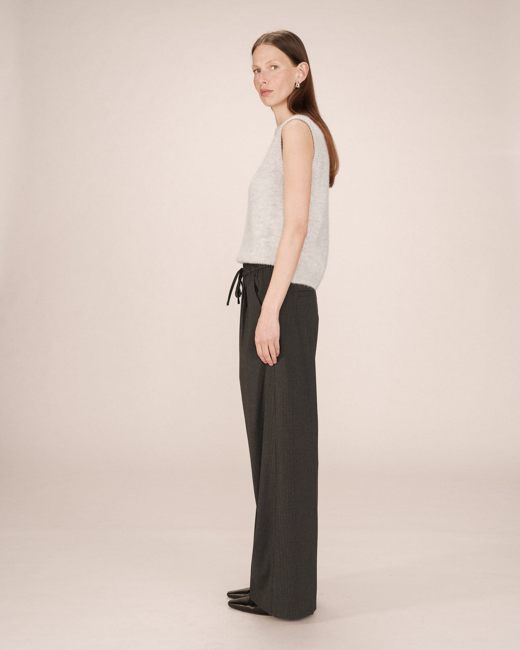 Pantalón a Rayas Antracita Stay