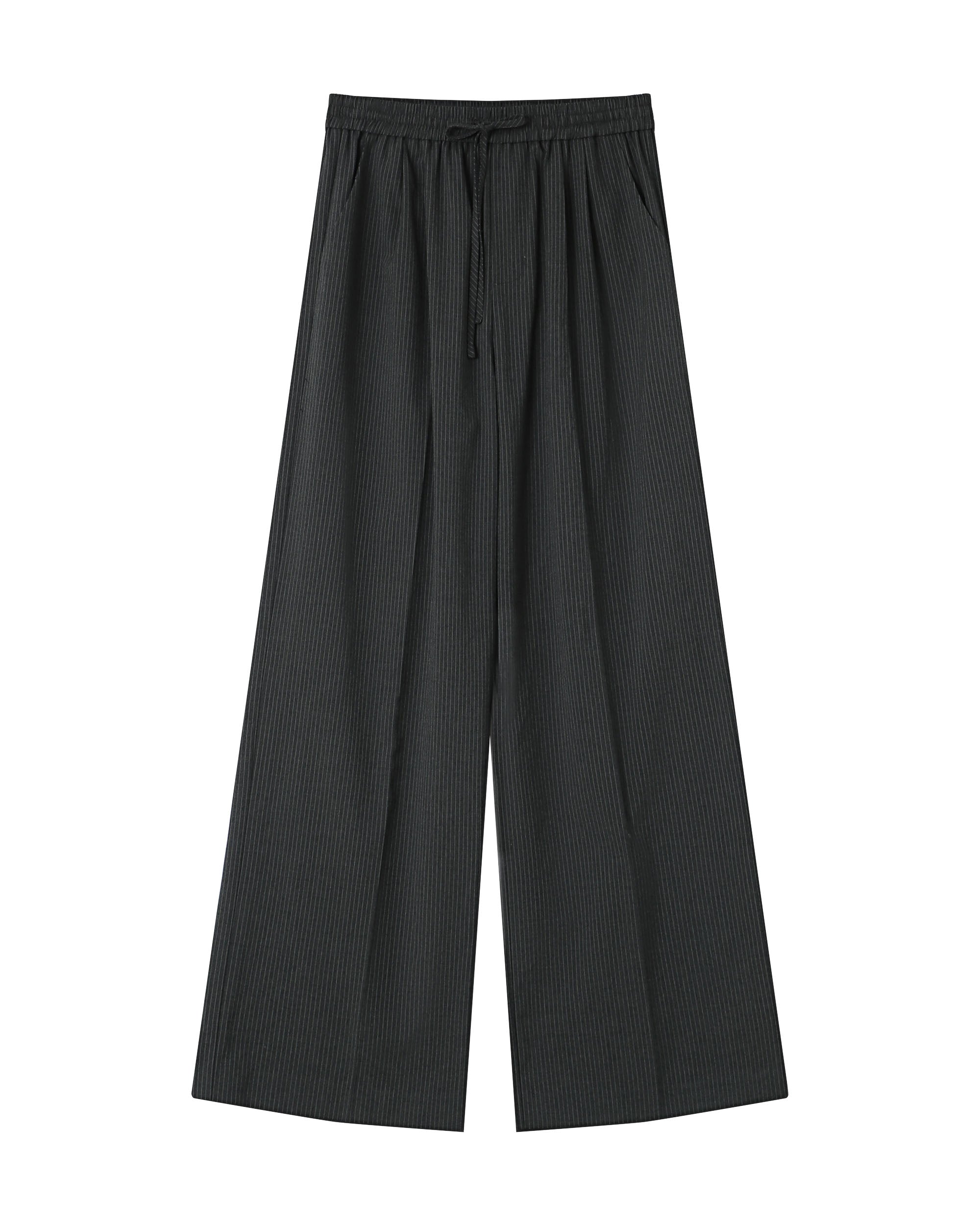 Pantalón a Rayas Antracita Stay