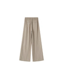 Greige Stay Striped Trousers