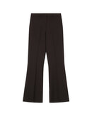Pantalones de sastre de campana color chocolate de Singer