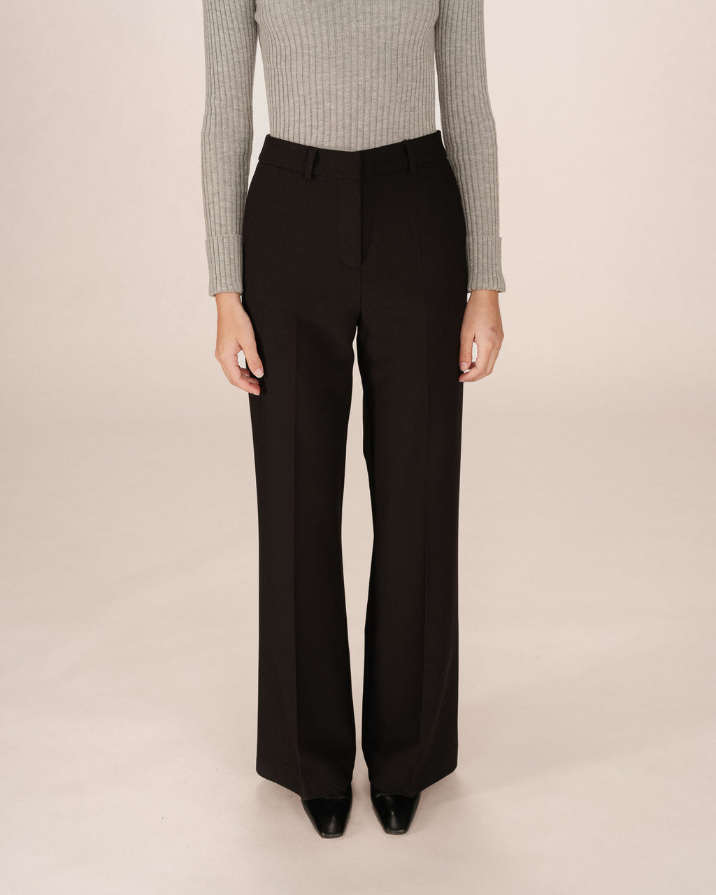 Pantalón Sastre Acampanado Negro Singer