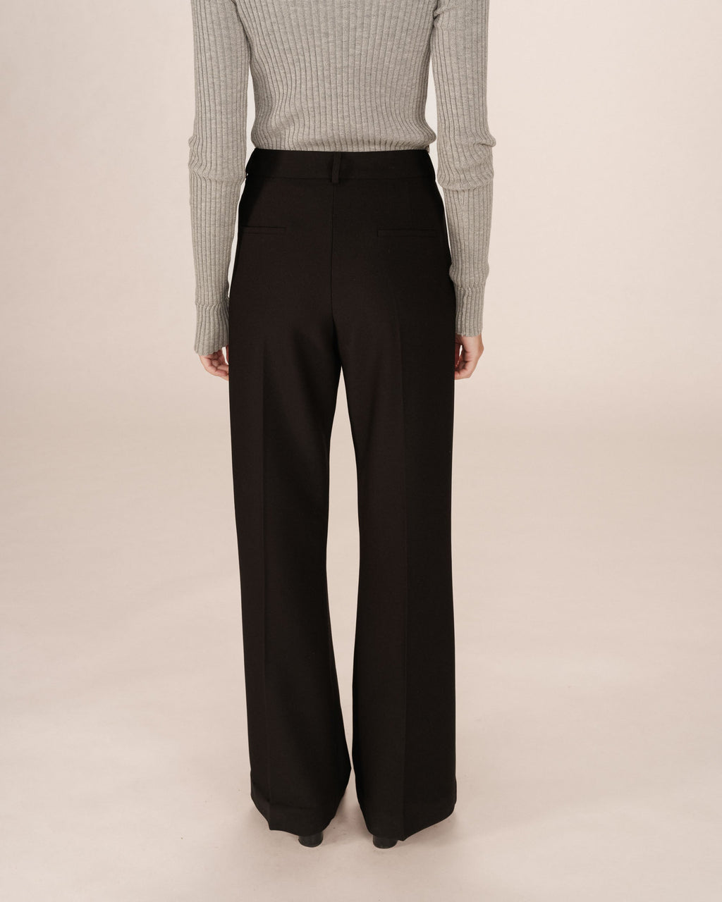 Pantalón Sastre Acampanado Negro Singer