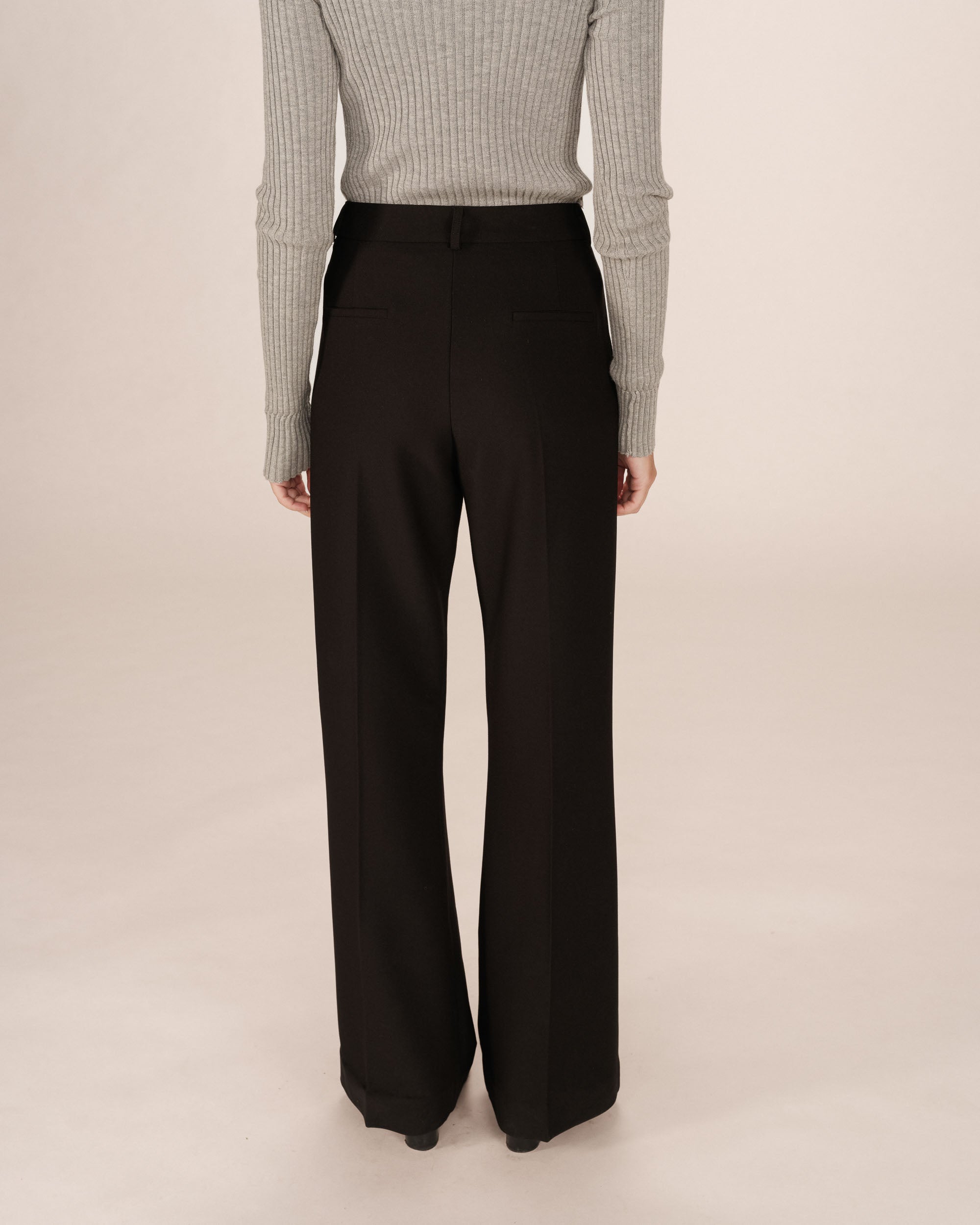 Pantalón Sastre Acampanado Negro Singer