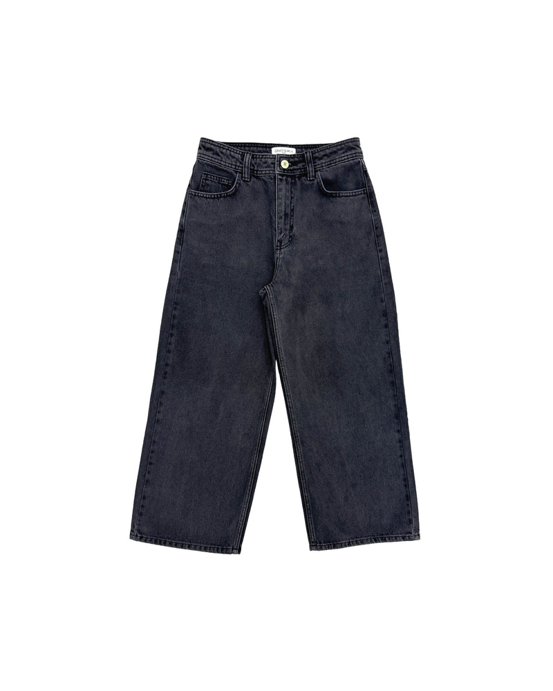 Jonas 7/8E Black Washed Jeans
