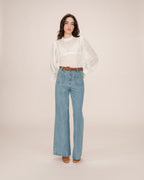 Vaquero Acampanado Light Blue Jacob