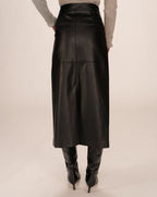Falda Polipiel Negro Sirene