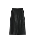 Falda Polipiel Negro Sirene
