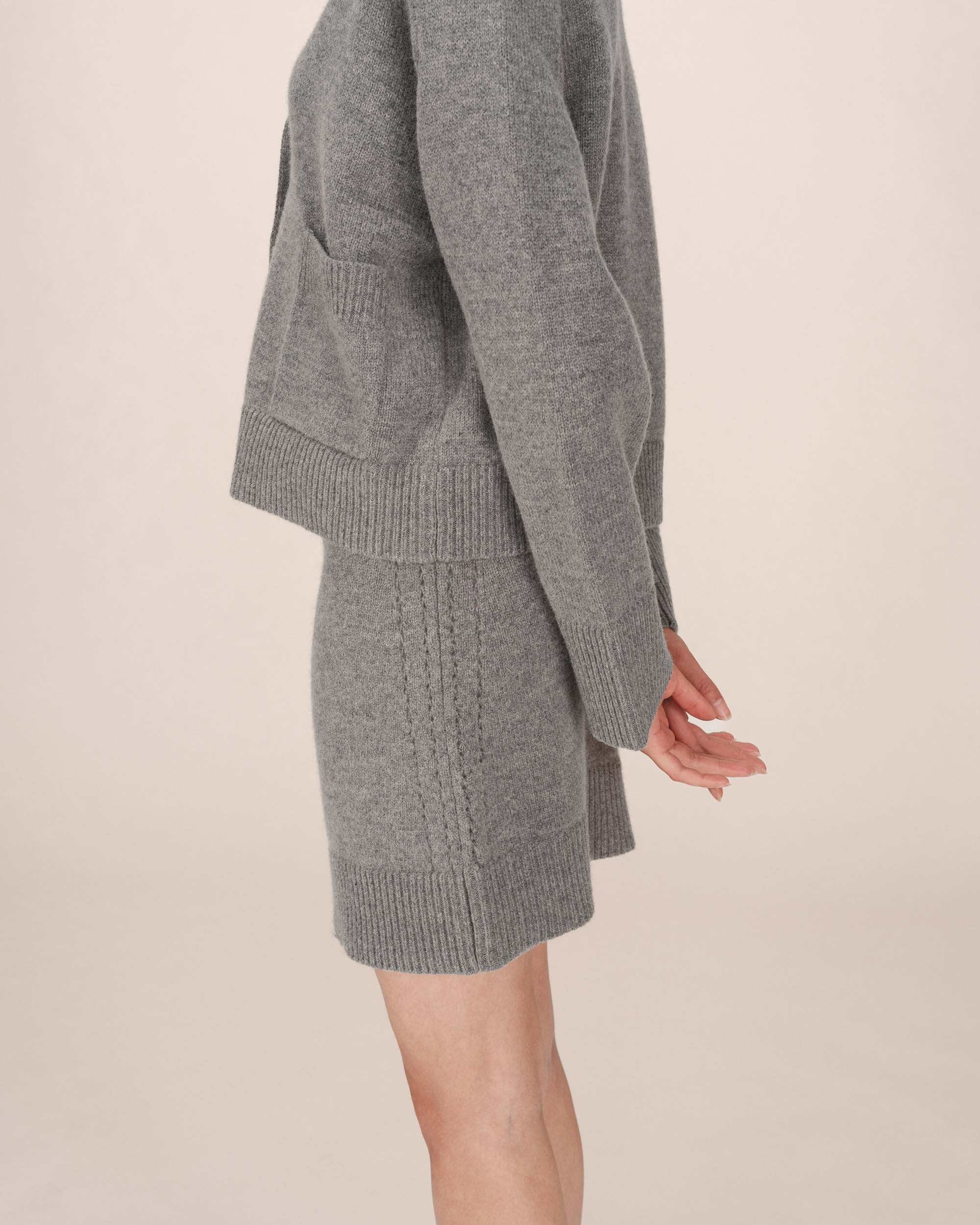 Falda Ajustada Gris Shae