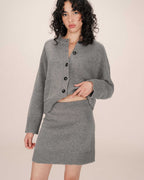 Falda Ajustada Gris Shae
