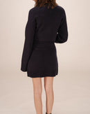Shae Navy Fitted Skirt