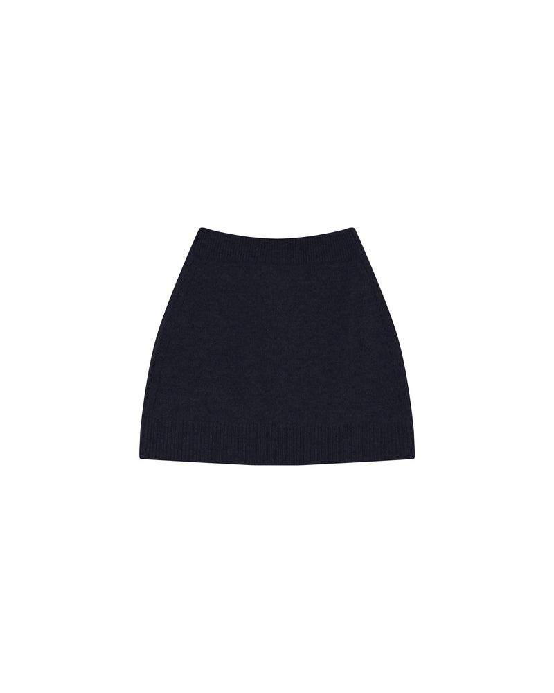 Shae Navy Fitted Skirt