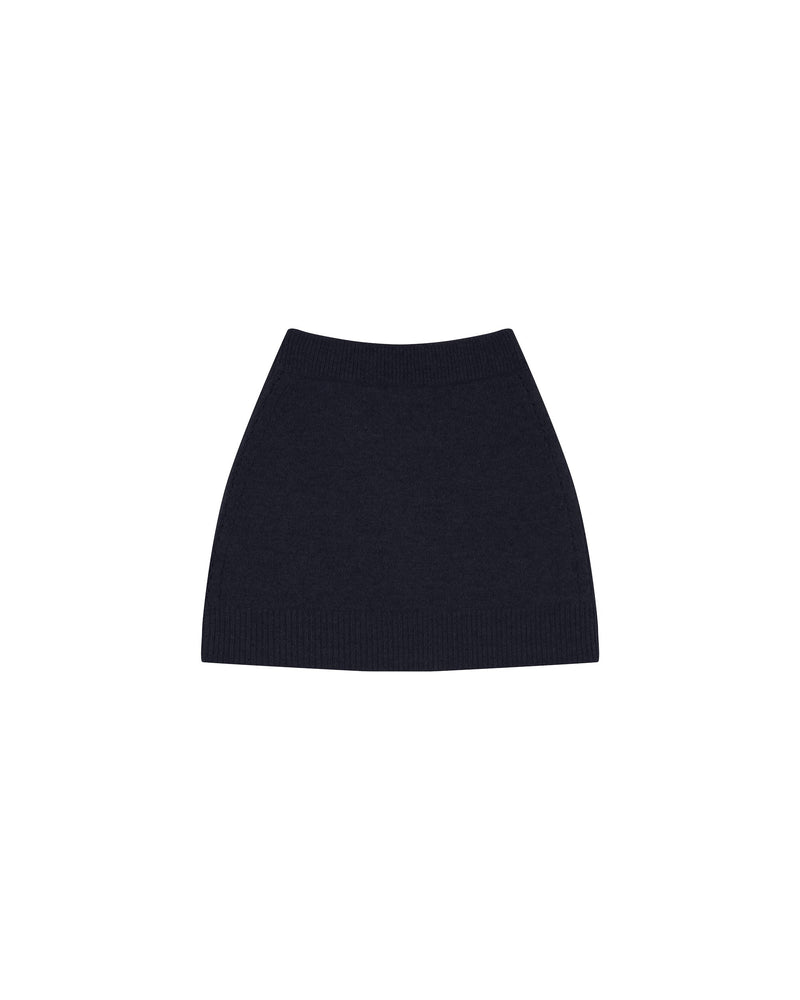 Shae Navy Fitted Skirt