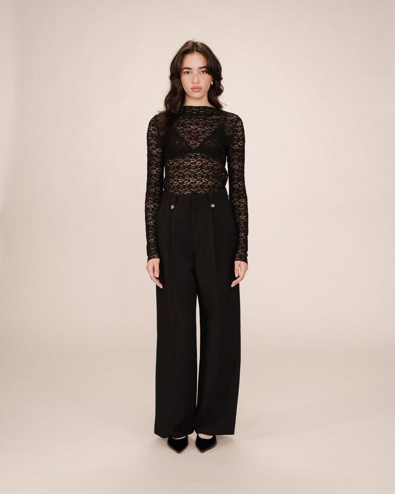 Pantalones de sastre negros Septime