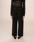 Pantalones de sastre negros Septime